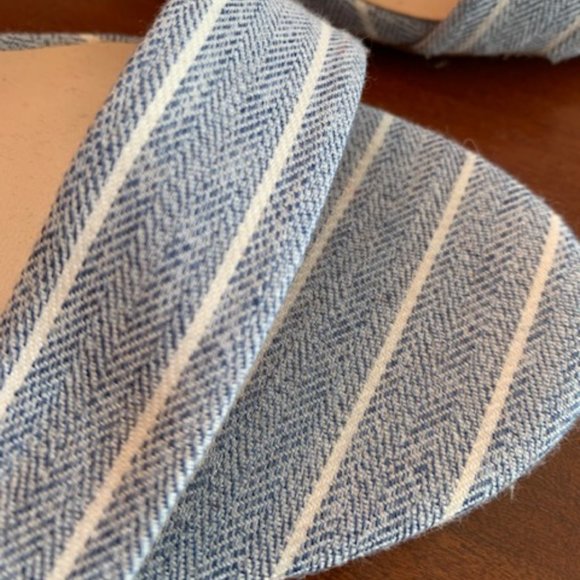 Kelly & Katie Chambray Stripe Heels - Picture 4 of 5